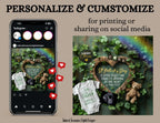 Digital St Patrick's Pregnancy Announcement, Extra Sweet, Customizable March Themed, Personalized Editable Template TailoredTreasuresDigitalDesigns™