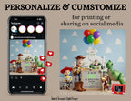 A New Space Ranger is Arriving Soon! Disney Toy Story Digital Pregnancy Announcement Fully Customizable Editable Template TailoredTreasuresDigitalDesigns™