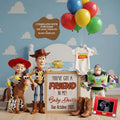 You’ve Got a Friend in Me!, Disney Toy Story Digital Pregnancy Announcement Fully Customizable Editable Template TailoredTreasuresDigitalDesigns™