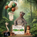 Disney Jungle Book Pregnancy Reveal, We're Changing Our Bear Necessities, Digital Pregnancy Announcement, Customizable Personalized Editable Template TailoredTreasuresDigitalDesigns™