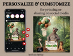 Disney Jungle Book Pregnancy Reveal, We're Changing Our Bear Necessities, Digital Pregnancy Announcement, Customizable Personalized Editable Template TailoredTreasuresDigitalDesigns™