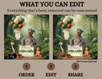 Disney Jungle Book Pregnancy Reveal, We're Changing Our Bear Necessities, Digital Pregnancy Announcement, Customizable Personalized Editable Template TailoredTreasuresDigitalDesigns™