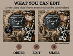Digital Western Pregnancy Announcement, We've Been Keeping a Little Secret, Customizable Rodeo Themed, Personalized Editable Template TailoredTreasuresDigitalDesigns™