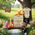 A New Baby Brother Pregnancy Announcement, Disney Winnie the Pooh Baby Reveal, It's A Boy Template TailoredTreasuresDigitalDesigns™