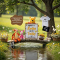 Winnie the Pooh → Disney Winnie the Pooh Rumbly Tumbly Baby Reveal Digital Editable Template, Canva Instant Download
