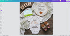 Adding a Little Turkey – Fall Pregnancy Announcement Canva Template | Autumn Boho Instant Download